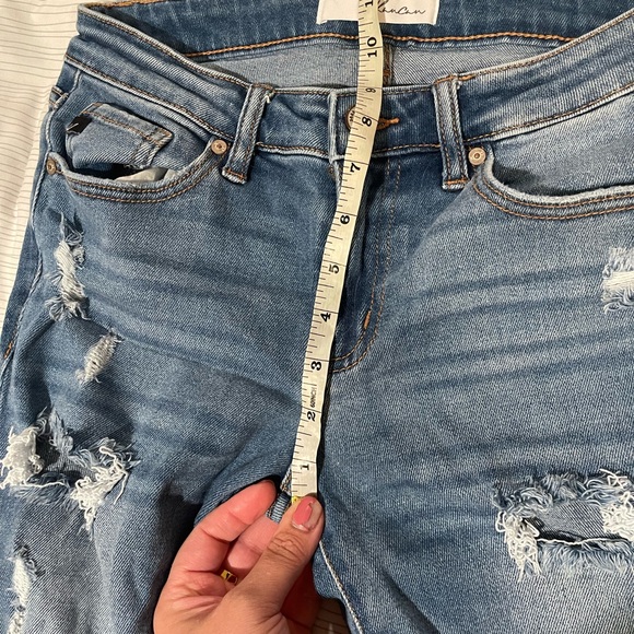 Kancan women’s skinny jeans distressed size 5 / 26 stretch - Picture 10 of 12